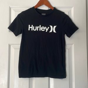 Boys Black Hurley T-shirt